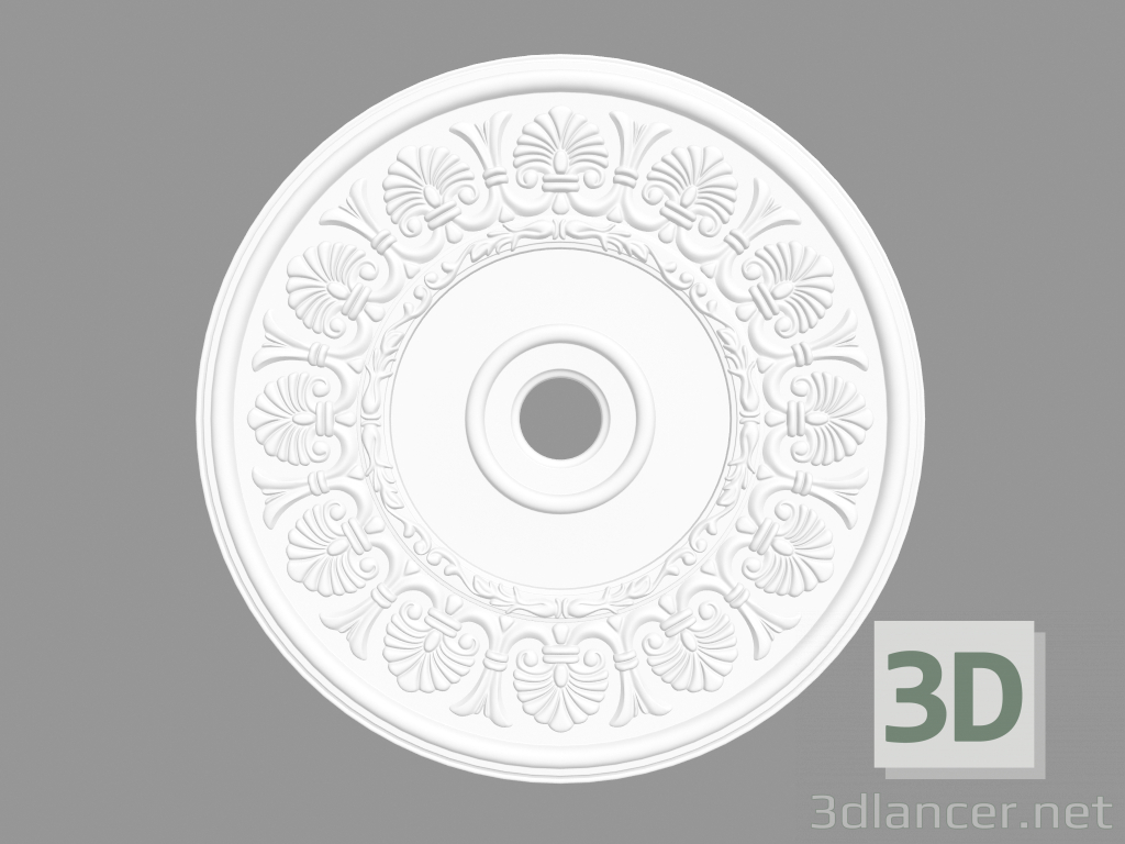 3d model Ceiling outlet (P76) - preview