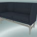 3D Modell Doppelsofa Mayor (AJ6, H 82 cm, 62 x 138 cm, weiß geölte Eiche, Divina - 793) - Vorschau