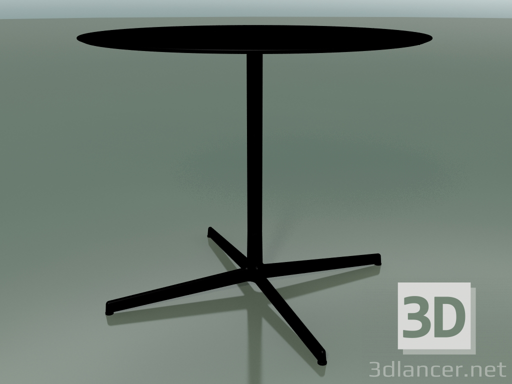 Modelo 3d Mesa redonda 5555 (H 72.5 - Ø 89 cm, preto, V39) - preview