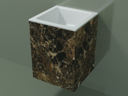 Lavabo de pared (02R113101, Emperador M06, L 36, P 36, H 48 cm)