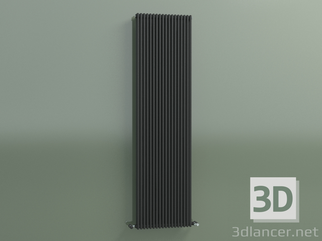 3d model Radiator vertical ARPA 28 (1820x487, transport black RAL 9005) - preview