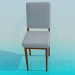 3d model Chair with seat and backrest - preview