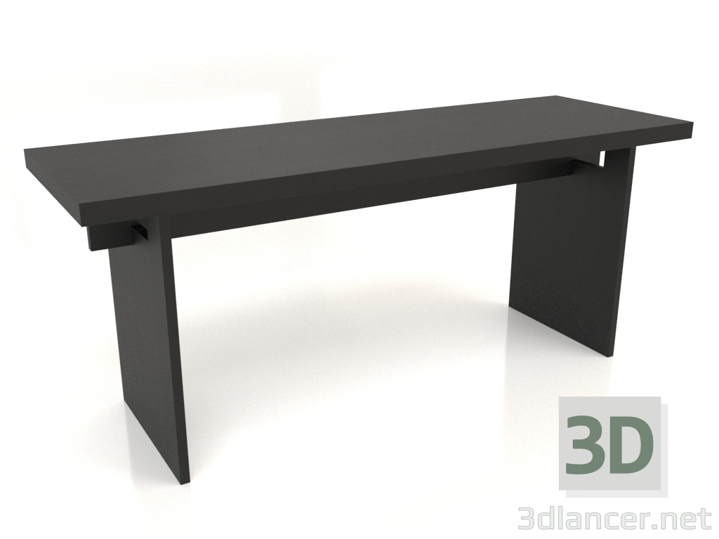 3d модель Стол рабочий RT 13 (1800х600х750, wood black) – превью