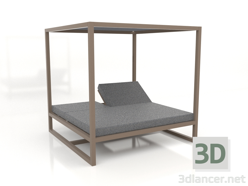 3d model Sofá elevado Contract (Bronce) - vista previa