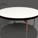 3d model Round coffee table Ø120 (Black, DEKTON Zenith) - preview