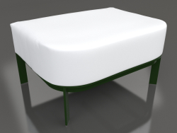 Pouf pour chaise (Vert bouteille)