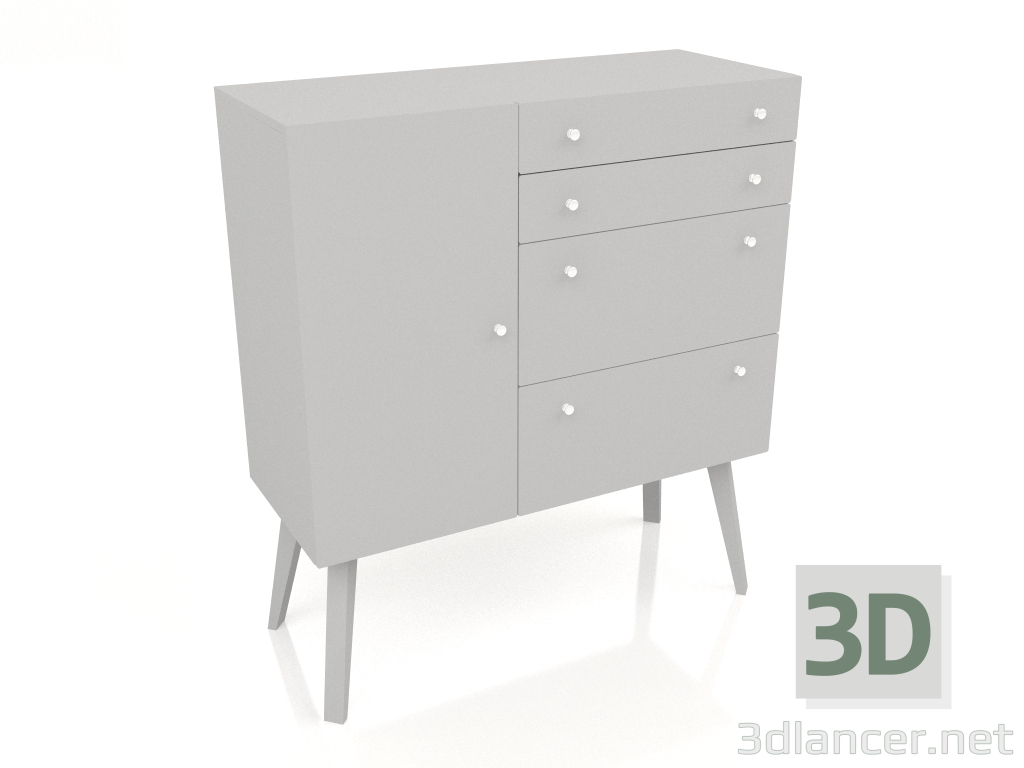 modèle 3D Grande commode Lutreola (option 9) - preview