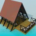 3D Modell Sommerhaus - Vorschau