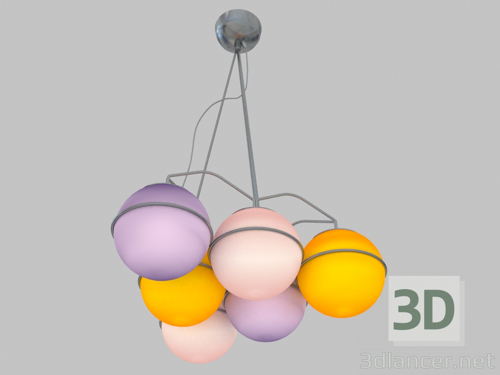 3d model Accesorio (Araña de luces) Ixora (1345 6) - vista previa