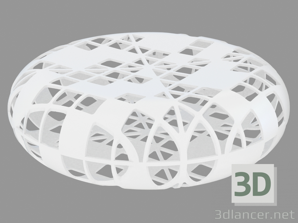 modello 3D Pouf - anteprima