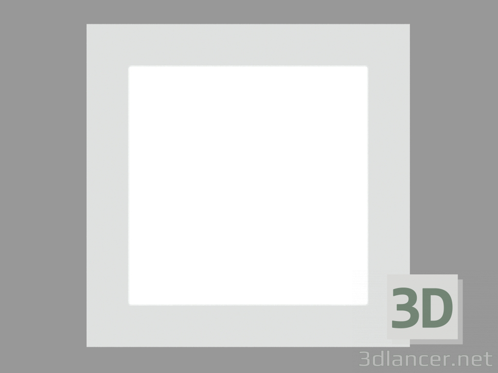 modello 3D Luce marciapiede COMPACT SQUARE 275 mm (S5141W) - anteprima