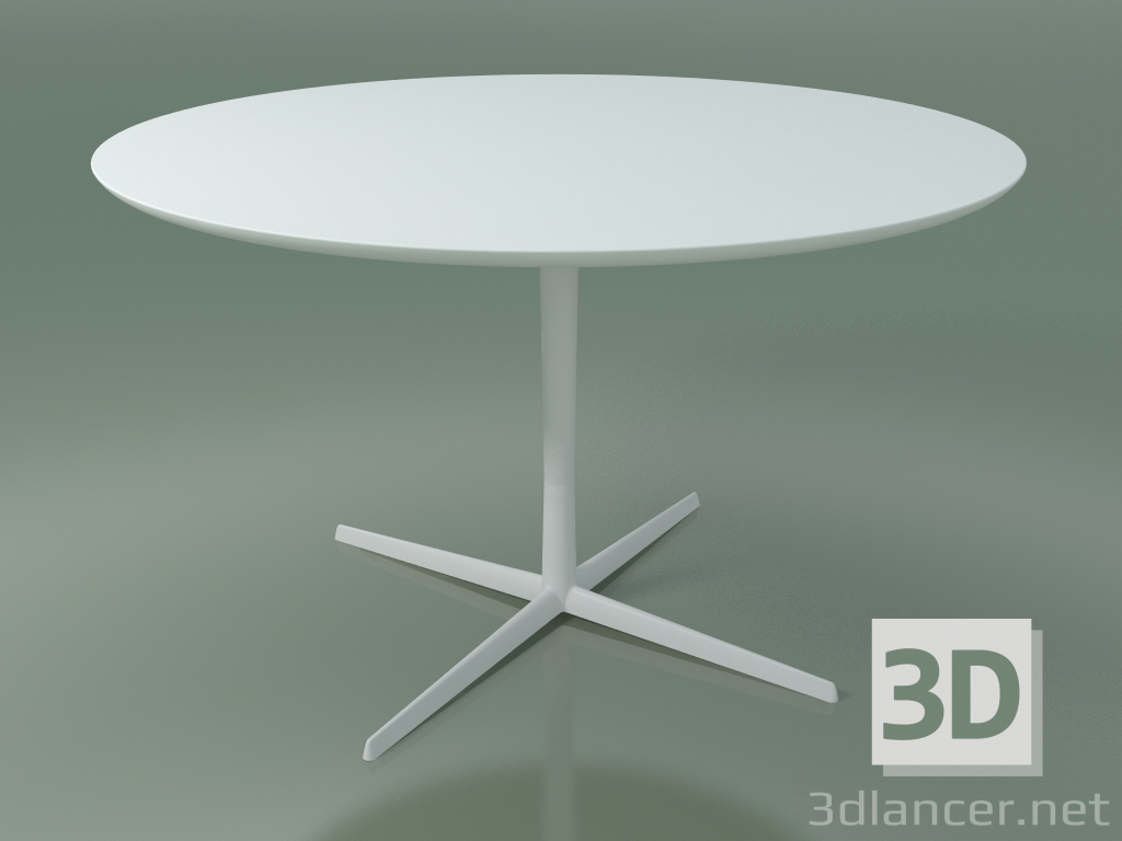 modèle 3D Table ronde 0765 (H 74 - P 120 cm, M02, V12) - preview