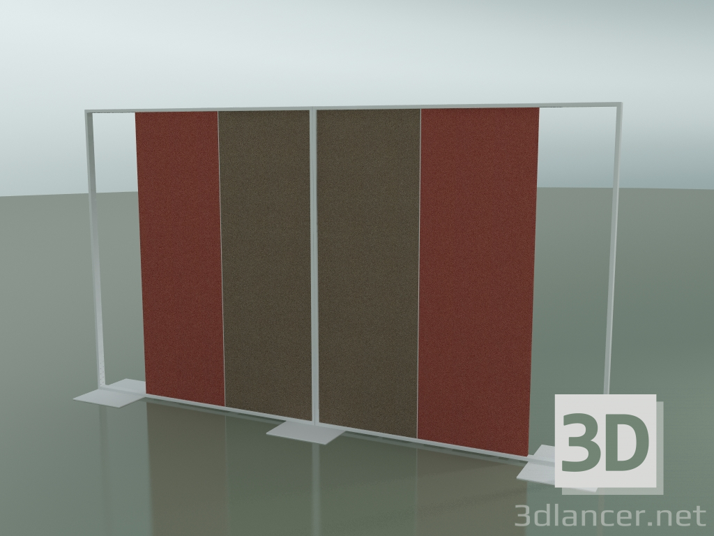 modèle 3D Panneau rectangulaire sur pied 5107x2 + 5108x2 + 5109 (V12) - preview