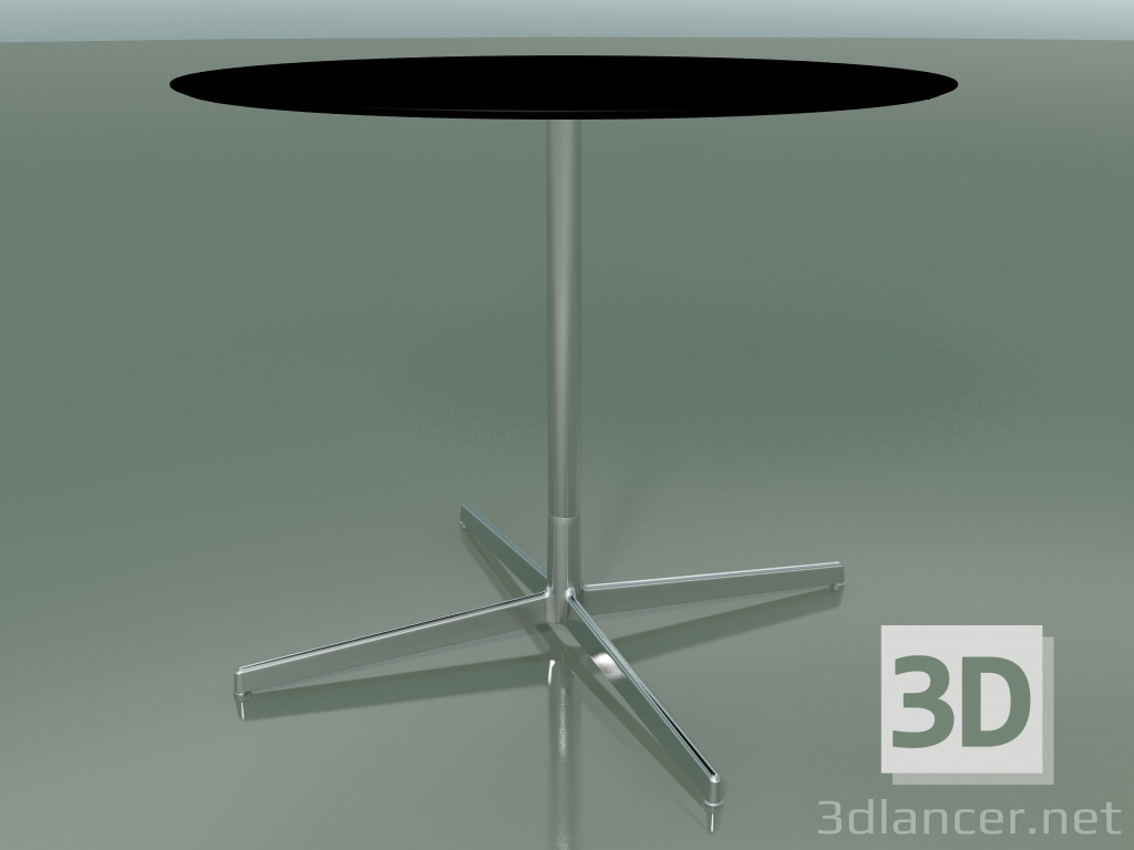 Modelo 3d Mesa redonda 5555 (H 72.5 - Ø 89 cm, preto, LU1) - preview