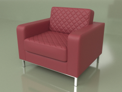 Fauteuil Bentley (Cuir rouge)