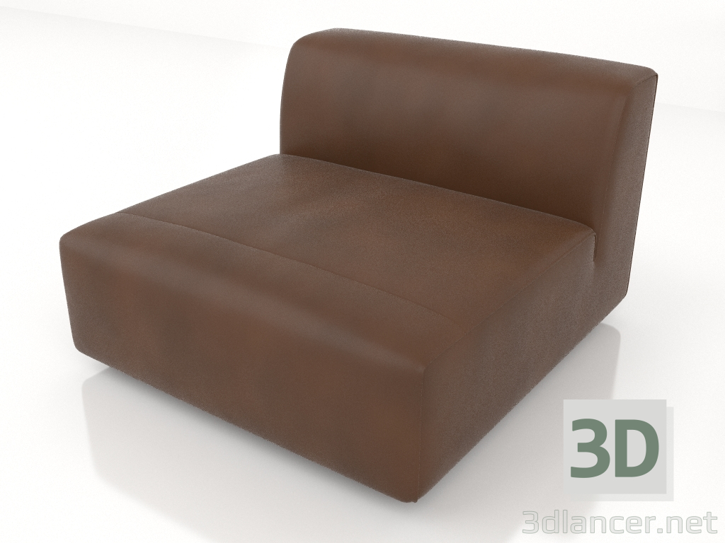 Modelo 3d Módulo sofá 103 individual - preview