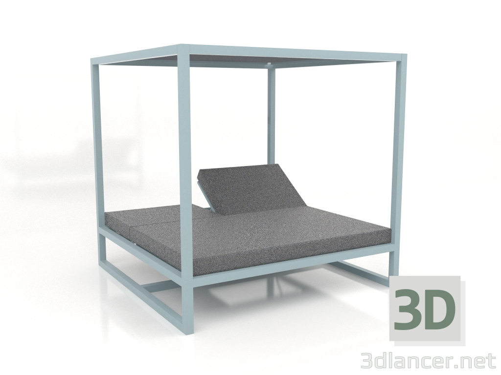 3d model Raised couch Contract (Blue gray) - preview