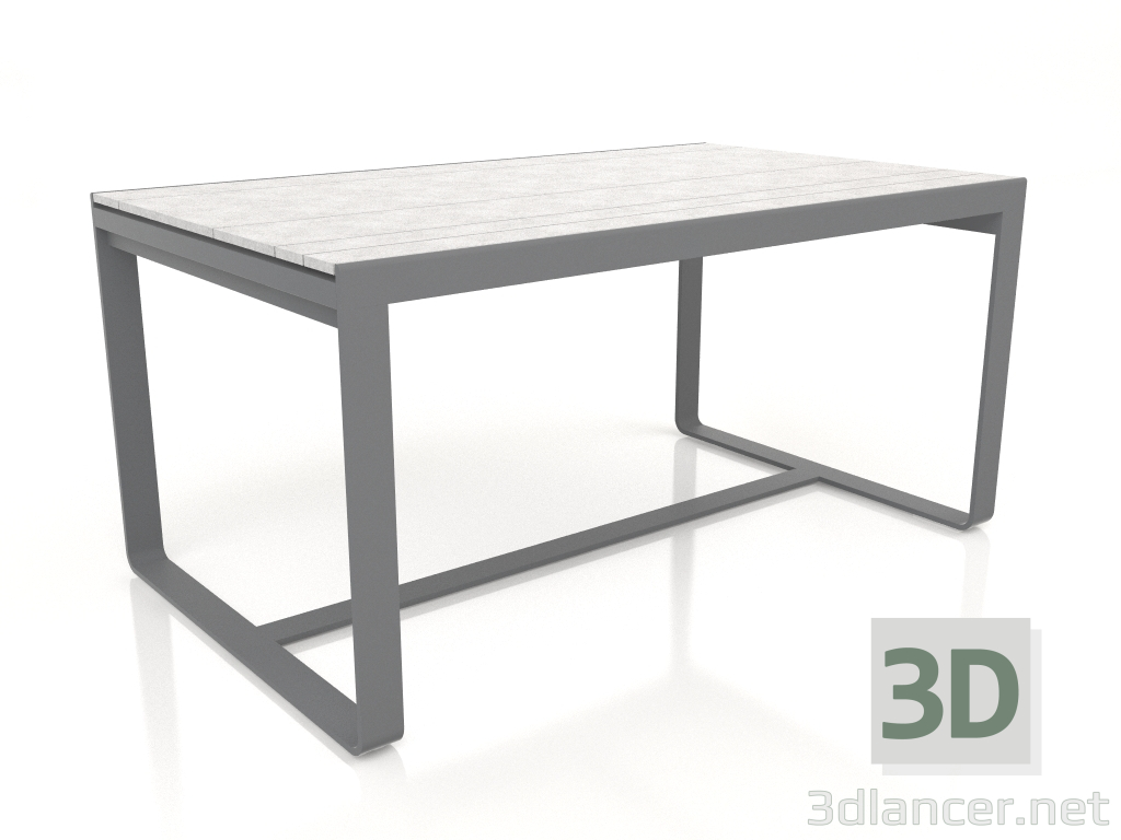 3d модель Стол обеденный 150 (DEKTON Kreta, Anthracite) – превью