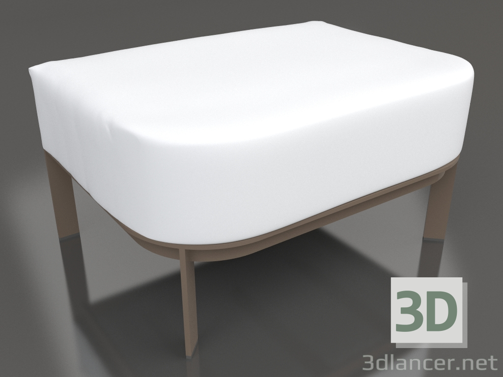 modello 3D Pouf per sedia (Bronzo) - anteprima