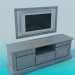 3d model Televisión, mueble - vista previa