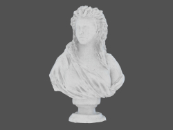 Marble sculpture Bust of madame de Wailly