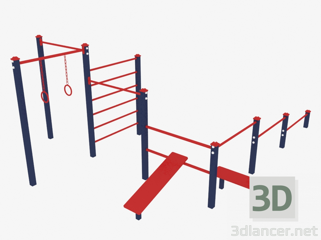 3D Modell Sportzentrum (7912) - Vorschau