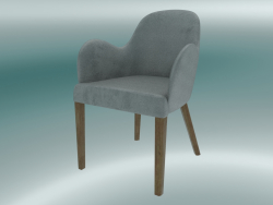 Demi-chaise Emily (gris)