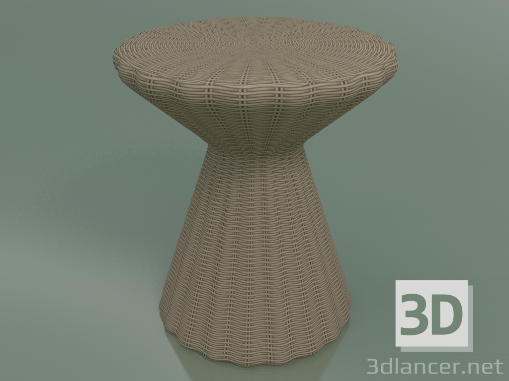 3d model Side table, ottoman (Bolla 13, Natural) - preview