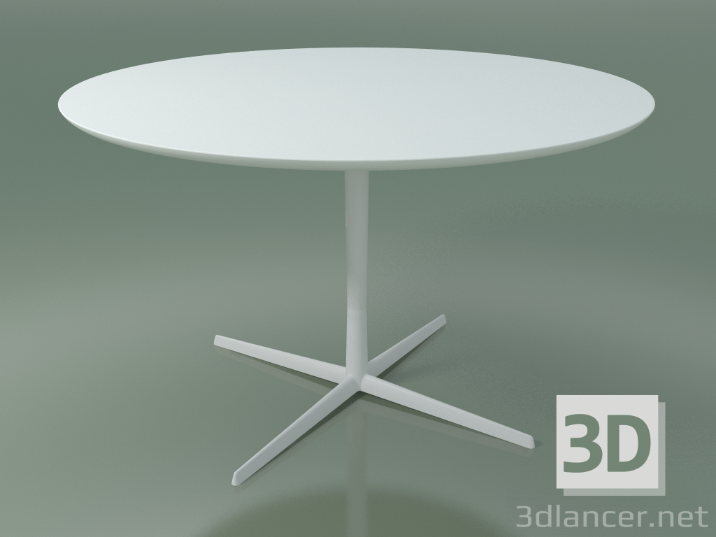 3D Modell Runder Tisch 0766 (H 74 - T 120 cm, F01, V12) - Vorschau