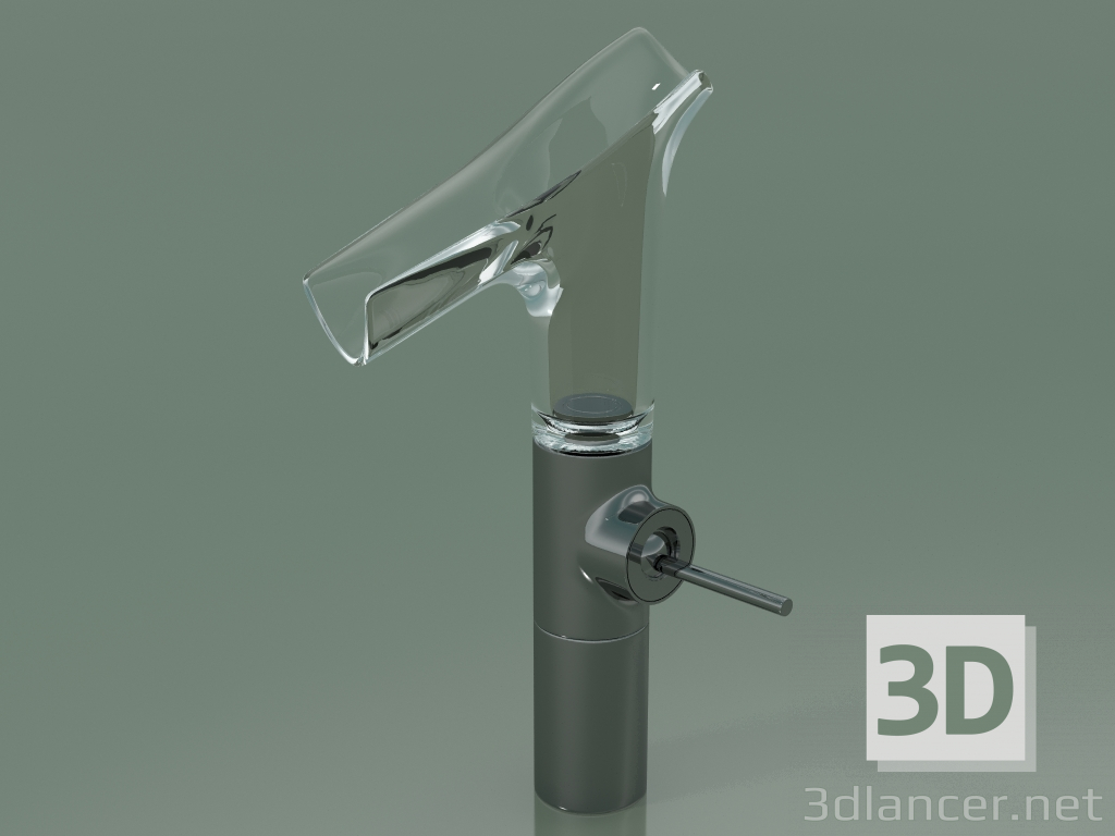 Modelo 3d Misturador para lavatório 220 com bico de vidro (12114330) - preview