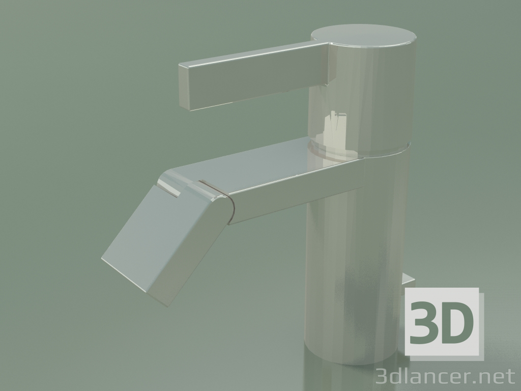 modello 3D Miscelatore monocomando bidet con scarico (33600670-08) - anteprima