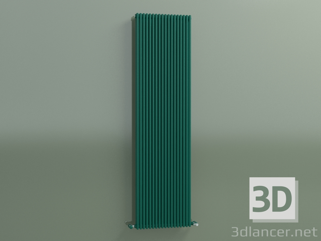 modello 3D Radiatore verticale ARPA 28 (1820x487, verde opale RAL 6026) - anteprima