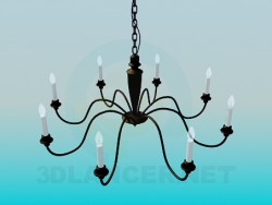 Chandelier with candles