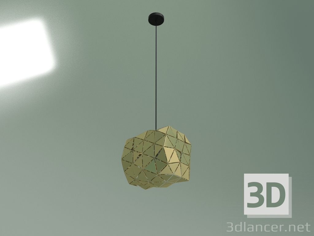 Modelo 3d Luminária pendente 50168-1 (ouro) - preview