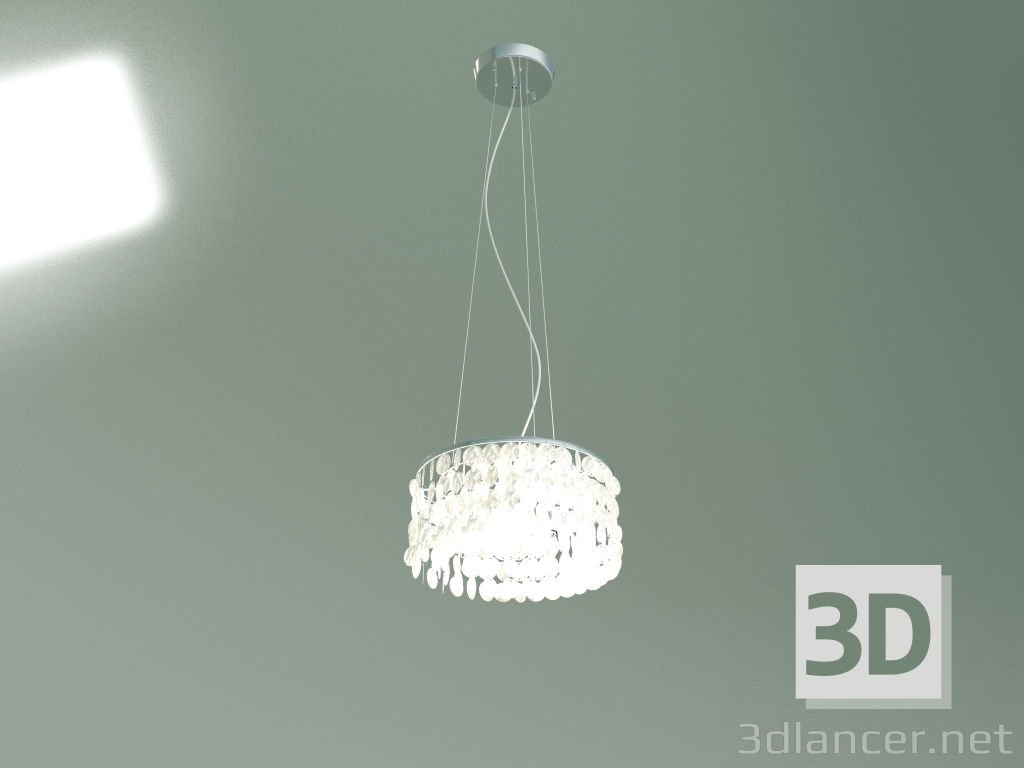 Modelo 3d Lustre suspenso 60005-3 (cromo madrepérola) - preview