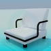 3d model Very low armchair - preview