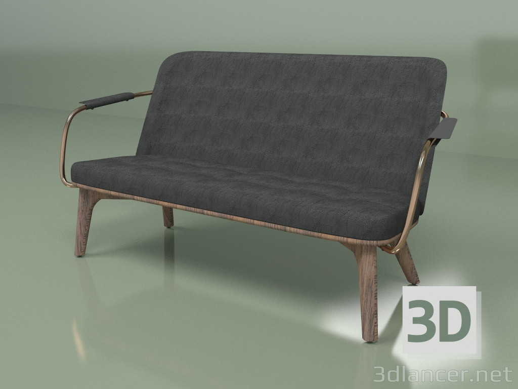 3d model Sofá Utility largo 154.6 - vista previa