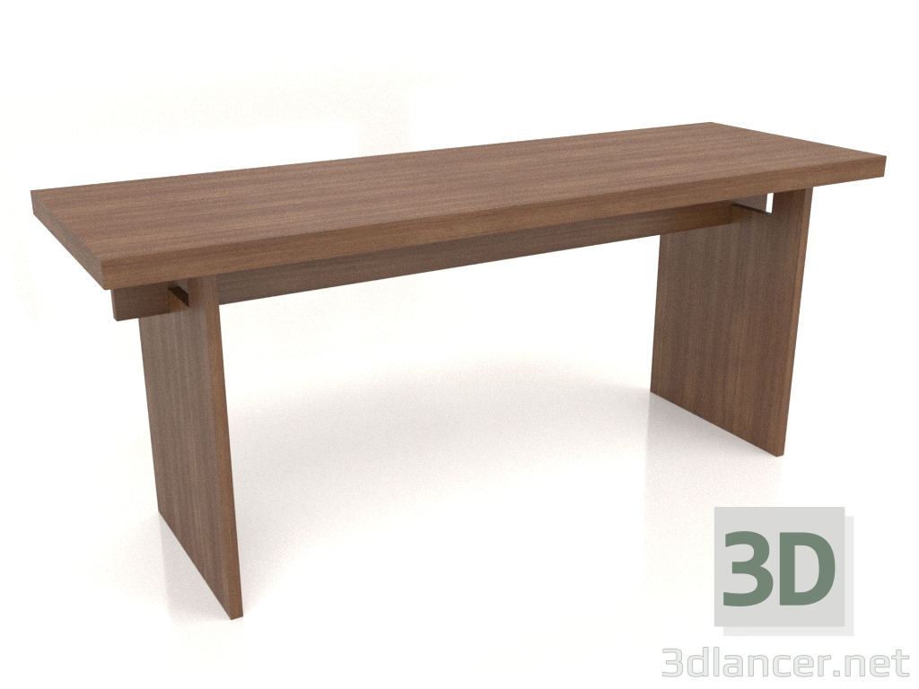 3D Modell Arbeitstisch RT 13 (1800x600x750, Holzbraun hell) - Vorschau