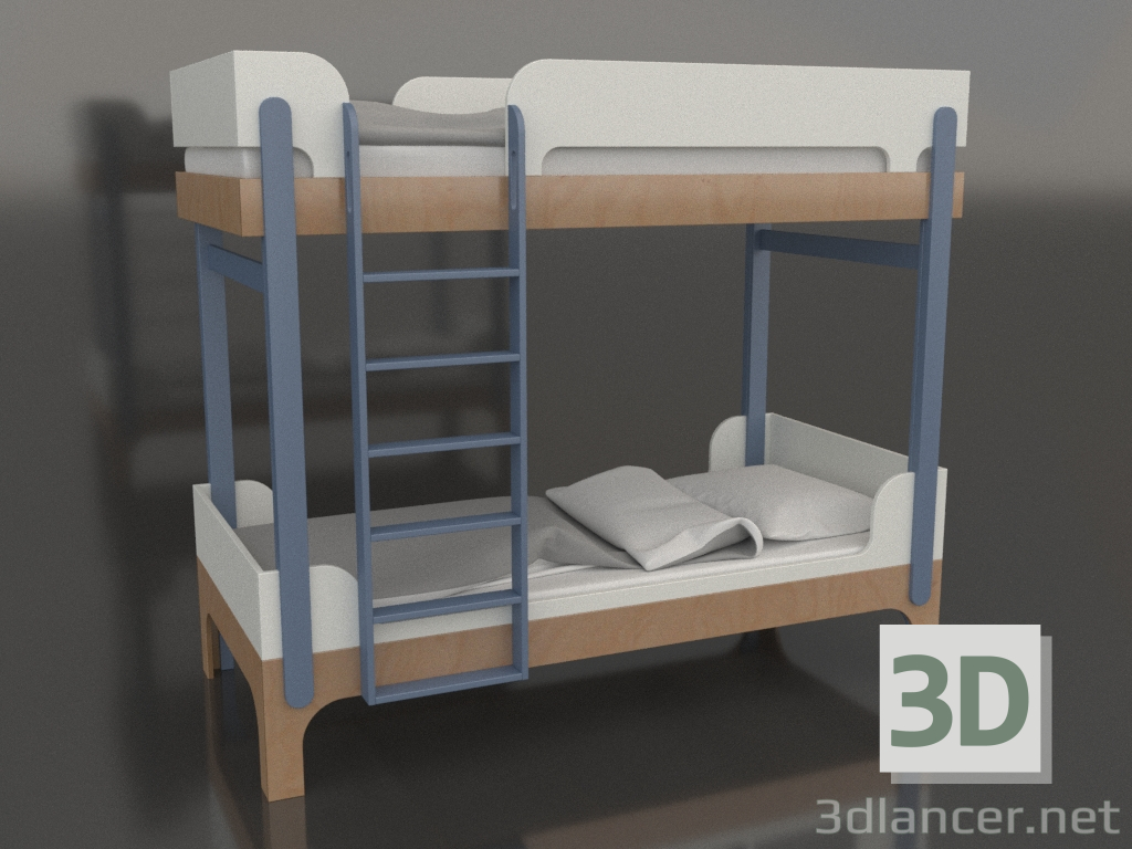 modello 3D Letto a castello TUNE Q (UBTQA2) - anteprima