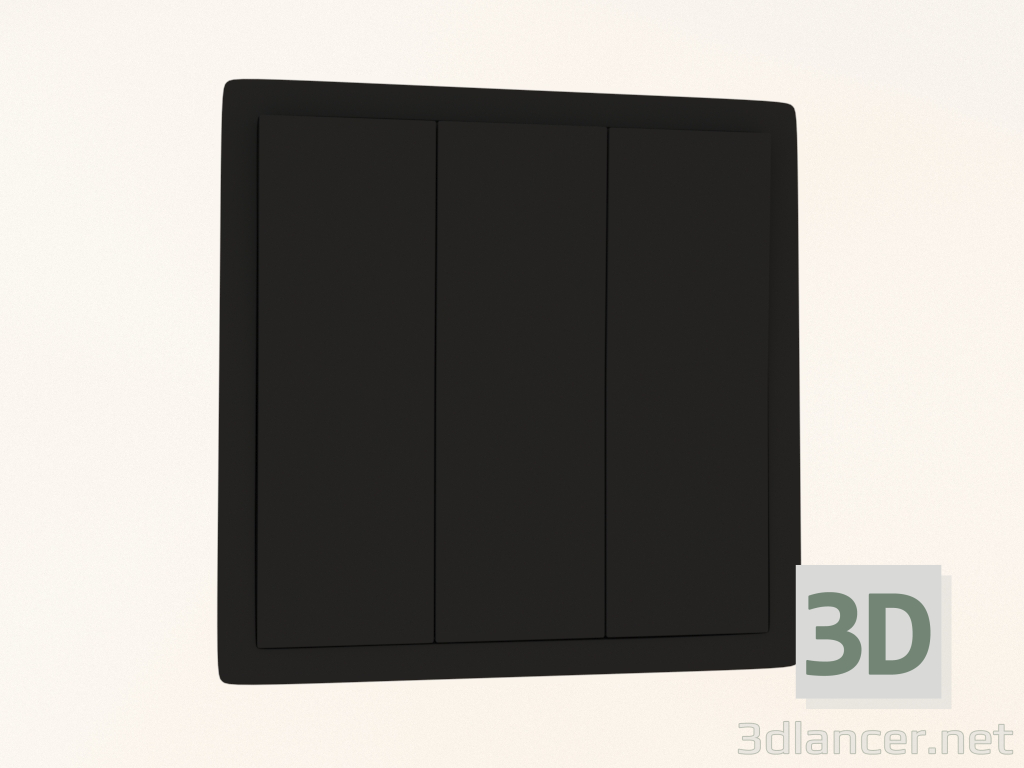 3D Modell 3-Tasten-Schalter (10 A, 250 V, Carbon matt, DA29330) R98 - Vorschau