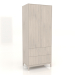 3d model Wardrobe FARGO 900x600x2200 mm (bleached oak) - preview