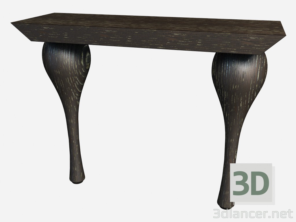 3d model Side table on curly legs Art Deco iPadliacci Z04 - preview