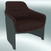 3d модель Крісло AVUS club chair (1920-12, grey, leather Florida 2 062 brown) – превью