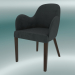 3D Modell Emily Half Chair (Dunkelgrau) - Vorschau