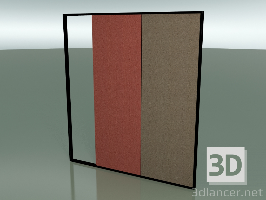 3D modeli Bağımsız Dikdörtgen Panel 5107 (V39) - önizleme