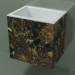 modello 3D Lavabo sospeso (02R123101, Emperador M06, L 48, P 36, H 48 cm) - anteprima