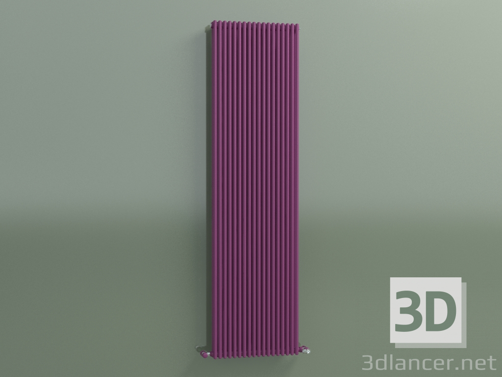 3d model Radiador vertical ARPA 28 (1820x487, violeta transporte RAL 4006) - vista previa