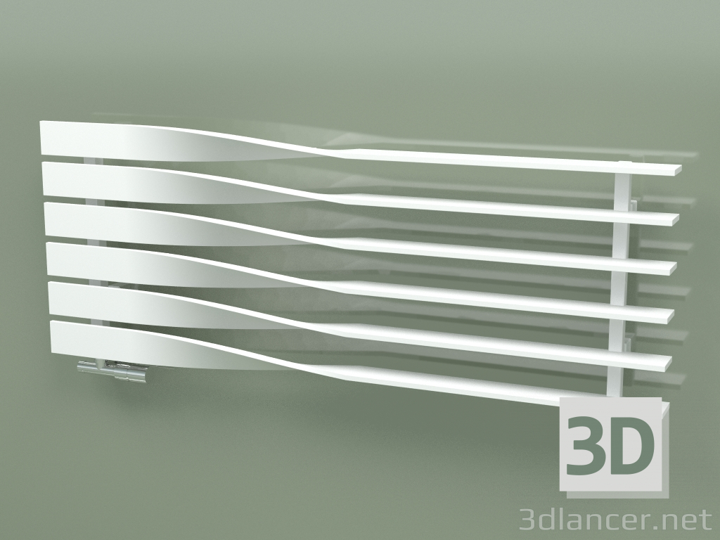 3d model Heated towel rail Cyklon H (WGCYH049130-O1, 495х1300 mm) - preview