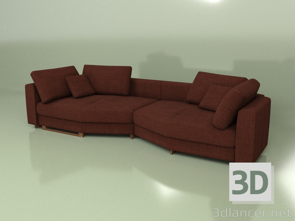 3d model Sofá Lloyd 2 - vista previa