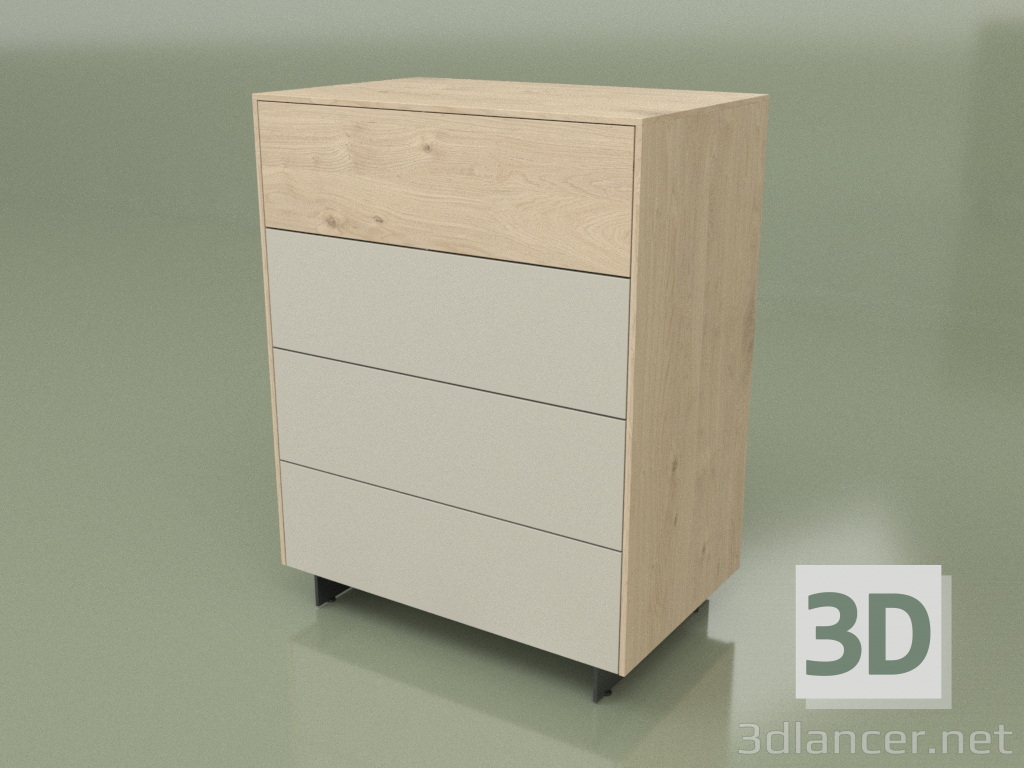 3D Modell Kommode CN 300 (Champagner, Esche) - Vorschau